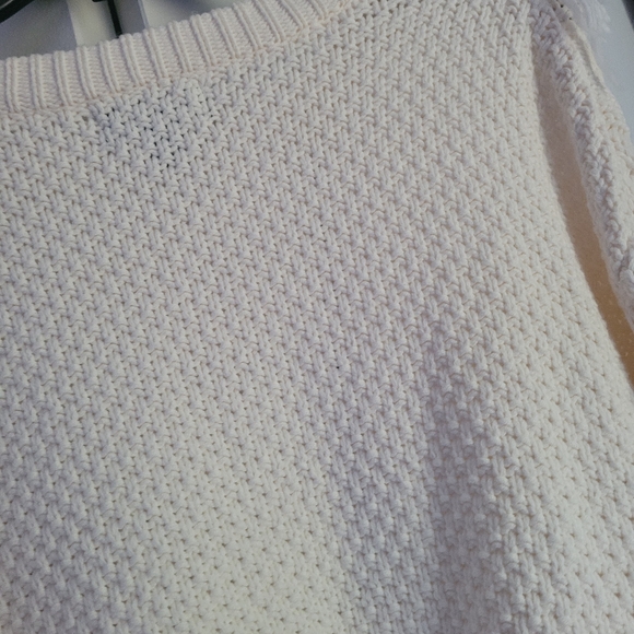 ANA Cream Sweater with Beads and Fringe - Picture 2 of 7